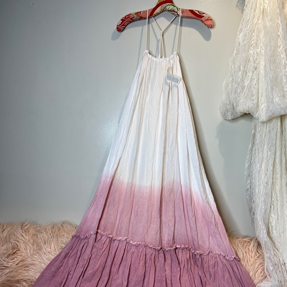 Free People Jen’s Pirate Booty Ombre Dipped Dye Krishna Maxi Dress - Picture 7 of 8